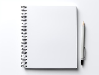 Notepad, isolate on white background, dicut PNG style