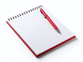 Notepad, isolate on white background, dicut PNG style