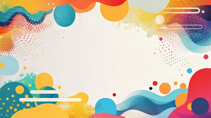 Abstract Colorful Shapes Background