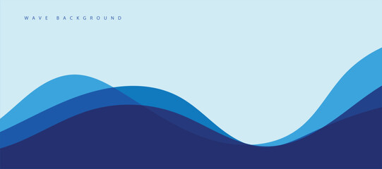 Sea waves layered vector background illustration and sea beach vector illustration.