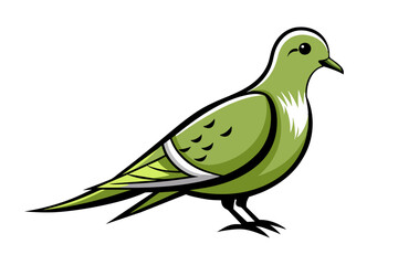Mourning Dove different style vector illustration line art