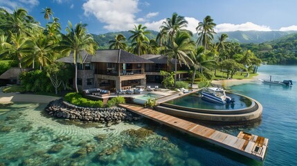 Oceanside view from vacation