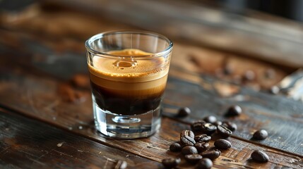 Espresso view at the counter