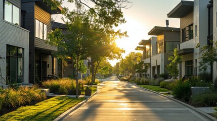 Obraz premium modern town view