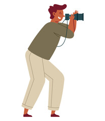 photographer man taking photo