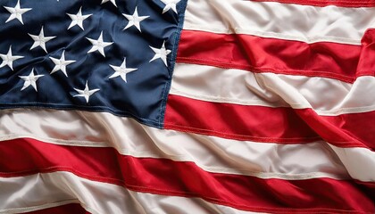 Obraz premium American Flag: Close-Up for Memorial Day and 4th of July