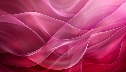 Fototapeta premium Flowing Fabric-Like Abstract Design in Pink and Purple