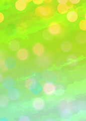Obraz premium Green bokeh vertical background for banner, poster, ad, celebrations, and various design works