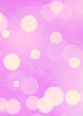 Pink bokeh vertical background for banner, poster, ad, celebrations, and various design works