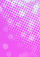 Pink bokeh vertical background for banner, poster, ad, celebrations, and various design works