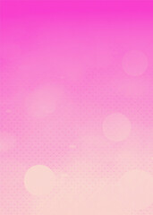 Pink bokeh vertical background for banner, poster, ad, celebrations, and various design works