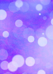 Purple bokeh vertical background for banner, poster, ad, celebrations, and various design works