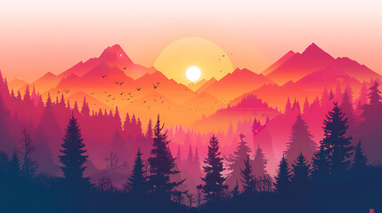 landscape illustration