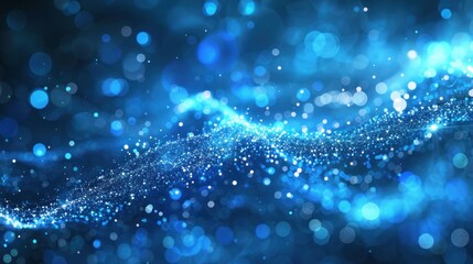 Vector abstract futuristic particle background.