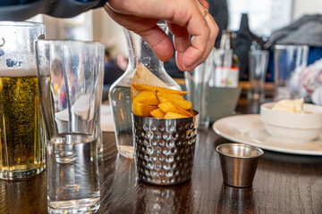 fries on a pub