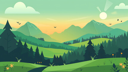  nature landscape illustration