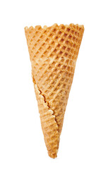 ice cream cone isolated on a white background