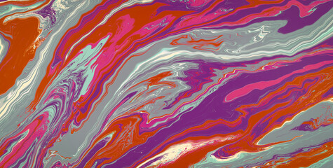 Fluid Beauty: Unveiling the Mysterious Allure of Liquid Art in Oil
