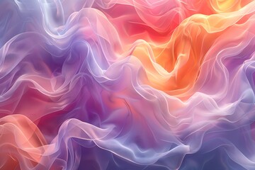 Obraz premium Colorful Abstract Fabric Waves