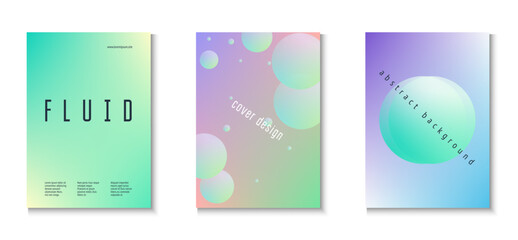 Holographic Shape. Digital Poster. Multyplying Circle Illustration. 3d Poster. Violet Gradient Set. Triangle Background. Fluorescent Vibrant Banner. Blue Holographic Shape