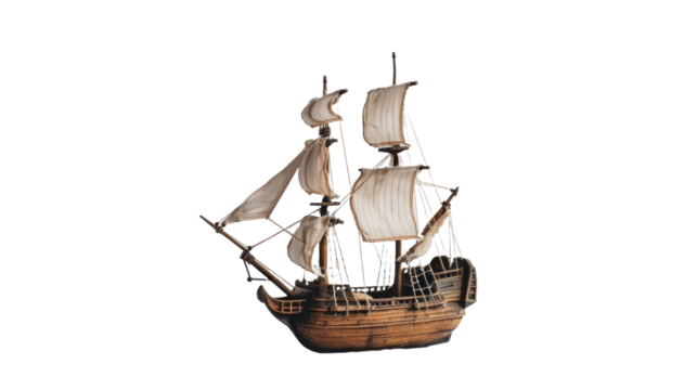  Toy Frigate on Transp: Toy Frigate on Transparent Background.png