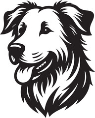 Dog Head  Vector Art Design