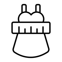 Fashion Design Vector Line Icon