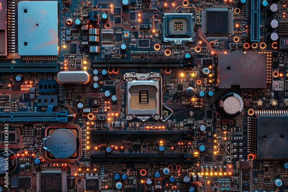 Poster ai-powered technologies: redefining the landscape of computer chips.