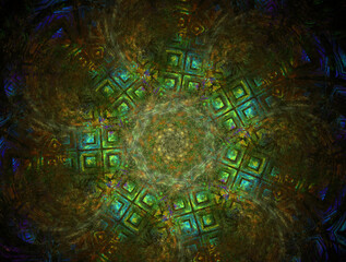 Imaginatory fractal abstract background Image
