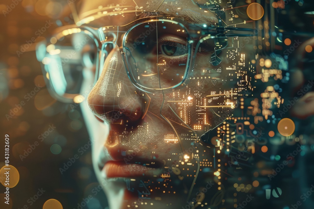 Poster ai-powered technologies: redefining the landscape of computer chips.