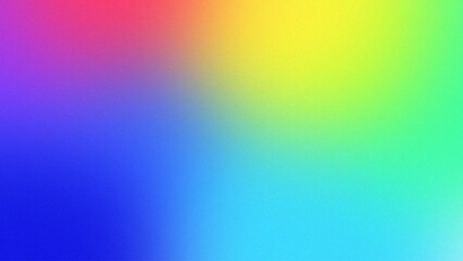 Blurred colored abstract background. Colorful smooth transitions. Colorful gradient. Background grain noise texture.