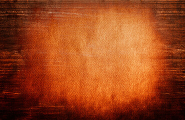 Orange texture spots on brown wood texture. Abstract wood texture background. Abstract Grunge...