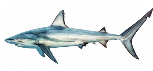 Fototapeta premium A high-resolution, 4K image of a thresher shark in sharp focus.