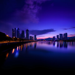 Fototapeta premium city at night