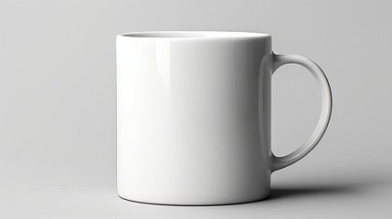 Obraz premium High quality blank mug mockup, isolated on white background