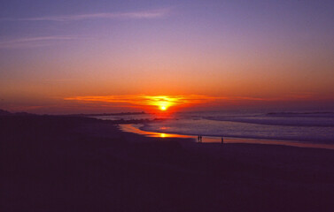 Fototapeta premium sunset on the beach