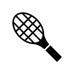 tennis racket icon symbol vector template 
