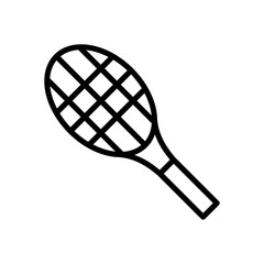 tennis racket icon symbol vector template 
