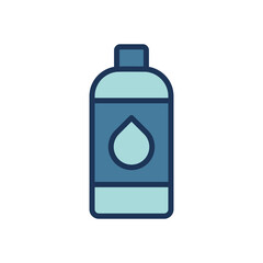water bottle icon symbol vector template 
