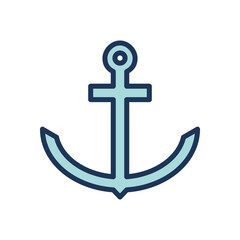 anchor, port icon symbol vector template