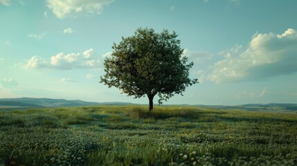 Fototapeta premium Single tree