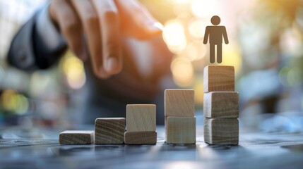 Employee value proposition (EVP) strategy concept. Attract, motivate and retain talented employees in a competitive job market through the corporate culture and benefits offering. 