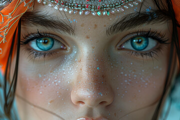 Cultural crisis depicted in images of cultural appropriation and erasure. Concept of identity loss and cultural decay. Generative Ai.