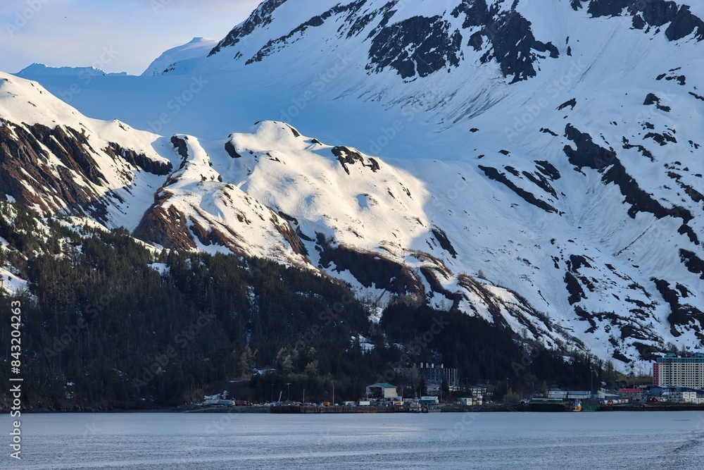 Sticker whittier, alaska, usa