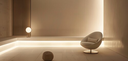 interior sleek frames on the wall with abstract copy space with sofa and bedroom with cushion set abstract background of interior 