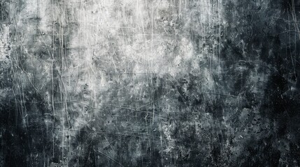 Gray grunge background with scratches, ai