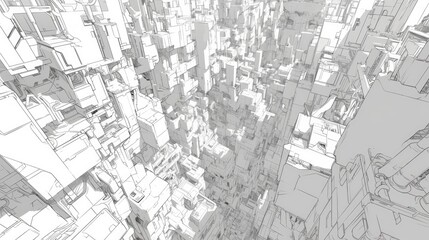 Animating white lines densely packed together