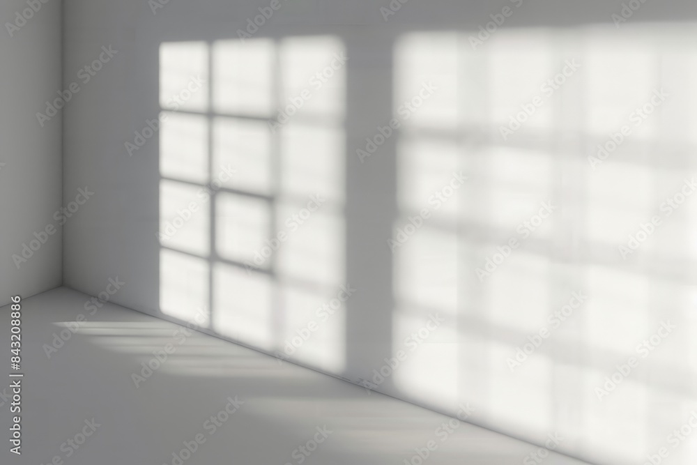 Canvas Prints realistic window light shadow png for overlaying on transparent backgrounds.