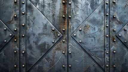 Fototapeta premium metal texture may used as background, ai