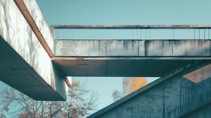 Fragment of a contemporary bridge